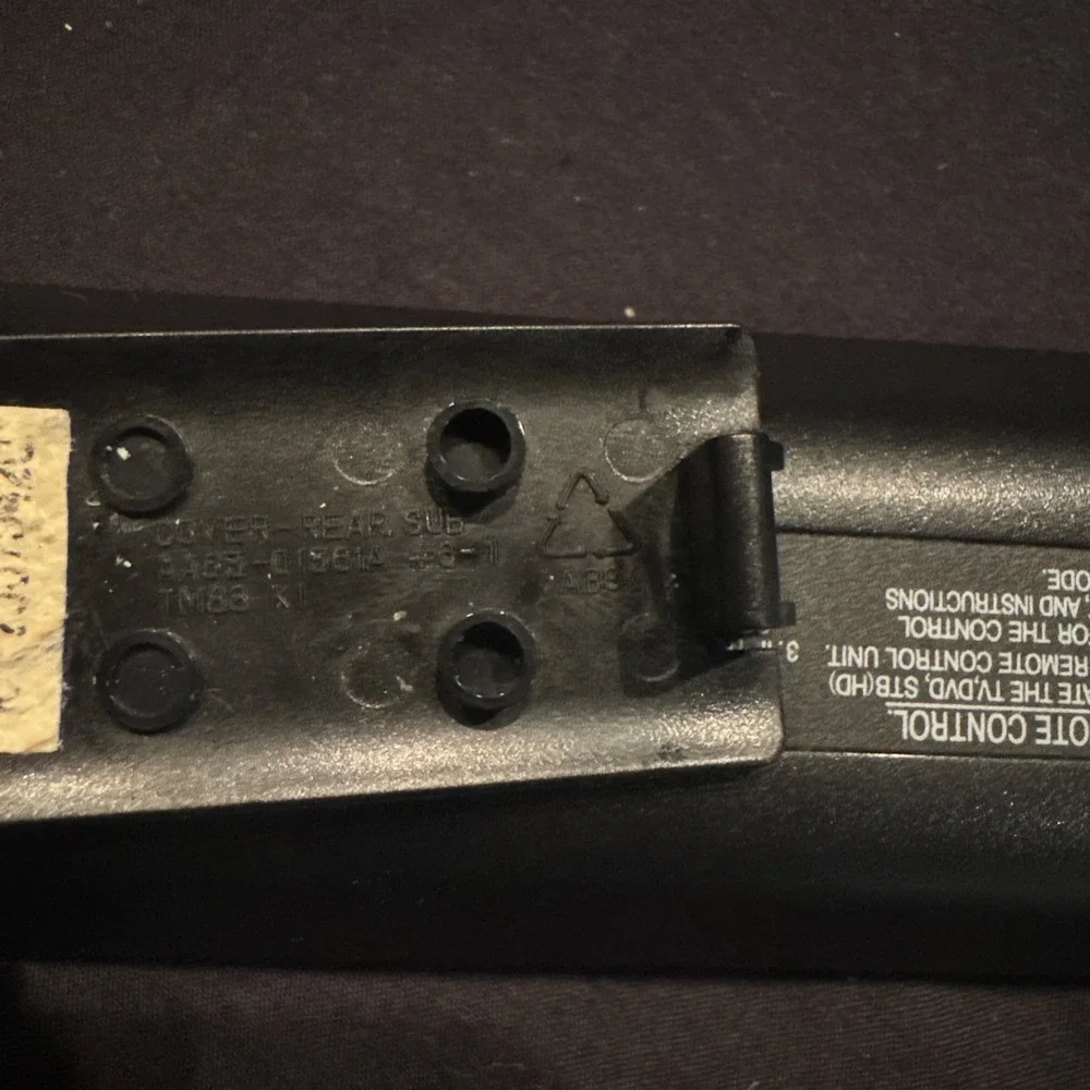 Samsung AA63-01361A Black TV Remote Control DVD STB Cable VCR Works